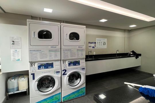 Área de serviço de kitnet/studio para alugar com 1 quarto, 45m² em Jardim Paulista, São Paulo