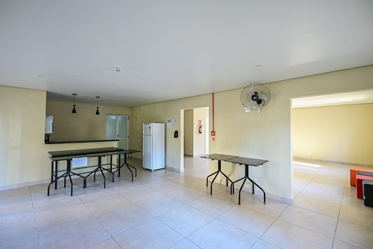 Salão de Festa de apartamento à venda com 2 quartos, 52m² em Vila Pirajussara, São Paulo