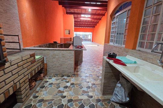 Churrasqueira de casa para alugar com 3 quartos, 156m² em Jardim Monte Cristo, Suzano