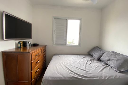 Quarto de apartamento à venda com 2 quartos, 58m² em Jaguaré, São Paulo