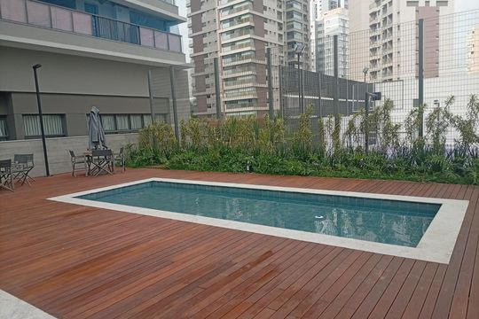 Piscina de apartamento à venda com 3 quartos, 168m² em Brooklin, São Paulo
