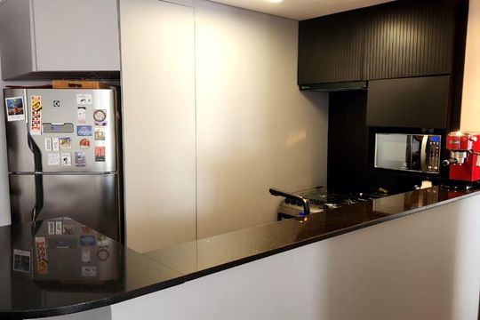 Cozinha de apartamento à venda com 1 quarto, 73m² em Funcionários, Belo Horizonte