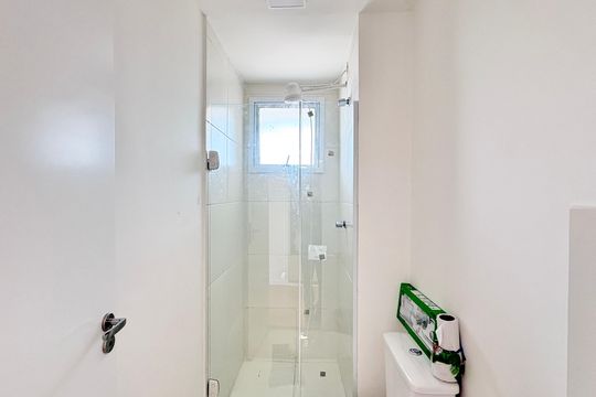 Banheiro de apartamento para alugar com 2 quartos, 36m² em Chácara Inglesa, São Paulo