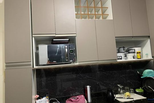 Cozinha de apartamento para alugar com 2 quartos, 56m² em Casa Branca, Suzano