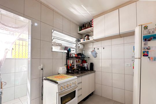 Cozinha de apartamento à venda com 2 quartos, 62m² em Suísso, São Bernardo do Campo