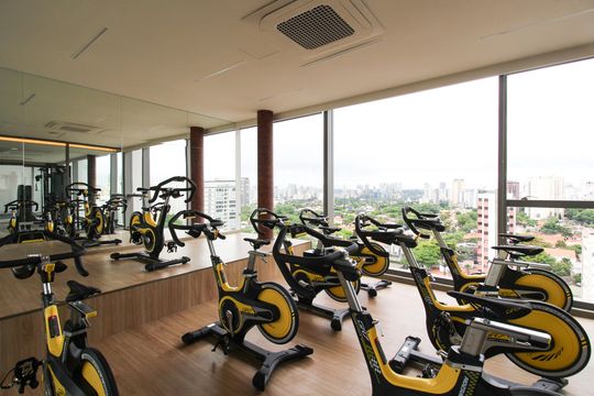 Área comum - Academia de kitnet/studio à venda com 1 quarto, 30m² em Indianópolis, São Paulo