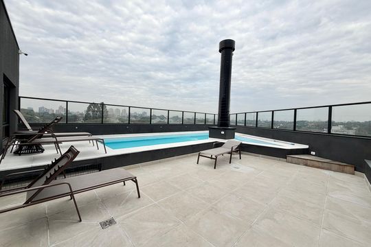 Piscina de apartamento para alugar com 3 quartos, 74m² em Tarumã, Pinhais