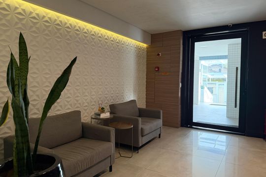 Área comum de apartamento para alugar com 2 quartos, 62m² em Ponta da Praia, Santos