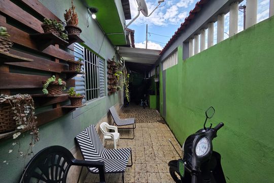 Quintal de casa para alugar com 2 quartos, 86m² em Maracanã, Praia Grande