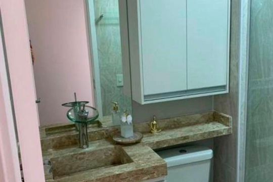 Banheiro de apartamento para alugar com 2 quartos, 48m² em Jardim Roberto, Osasco