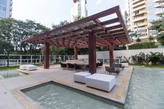 Área comum de apartamento à venda com 2 quartos, 90m² em Empresarial 18 do Forte, Barueri