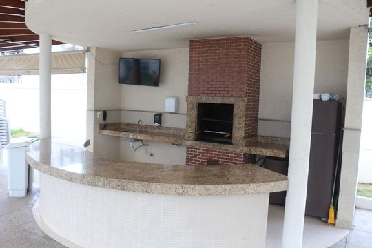 Área comum - Churrasqueira de apartamento para alugar com 3 quartos, 162m² em Cerâmica, São Caetano do Sul
