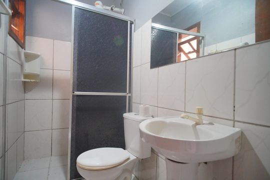 Banheiro de casa para alugar com 2 quartos, 62m² em Fazenda São Borja, São Leopoldo