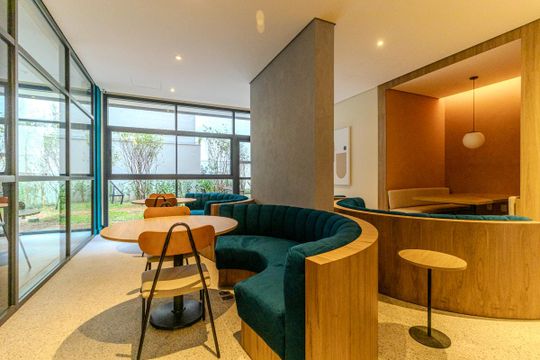 Escritório Compartilhado de kitnet/studio para alugar com 1 quarto, 26m² em República, São Paulo