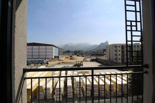 Sala - Vista de apartamento para alugar com 1 quarto, 43m² em Barra Olímpica, Rio de Janeiro