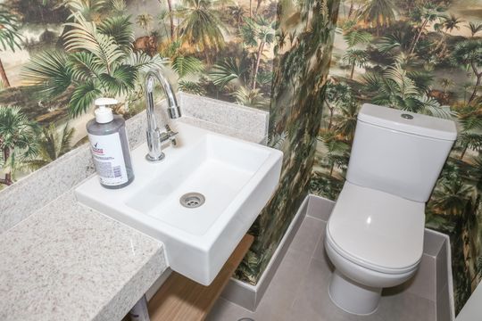 Lavabo de apartamento para alugar com 1 quarto, 45m² em Perdizes, São Paulo