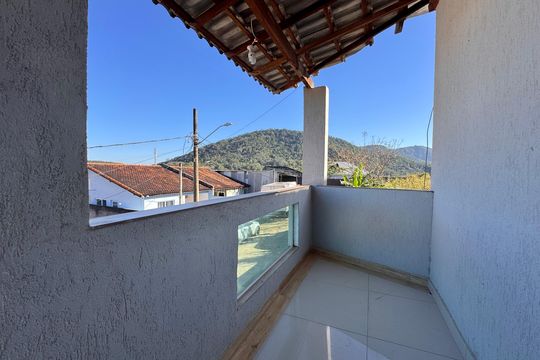 Varanda de casa de condomínio à venda com 2 quartos, 180m² em Guaratiba, Rio de Janeiro