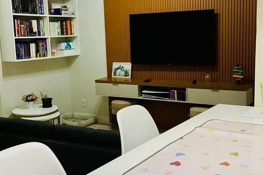 Cozinha de apartamento à venda com 2 quartos, 72m² em Vila Marieta, Campinas