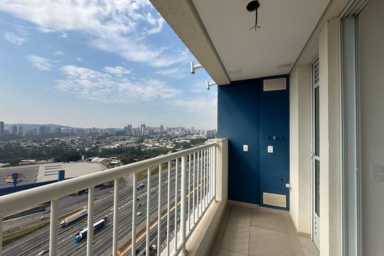 Varanda de apartamento à venda com 1 quarto, 45m² em Vila Nilva, Barueri