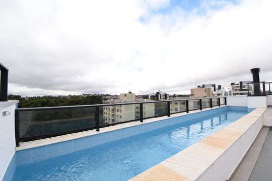 Área comum - Piscina de apartamento para alugar com 2 quartos, 64m² em Bacacheri, Curitiba