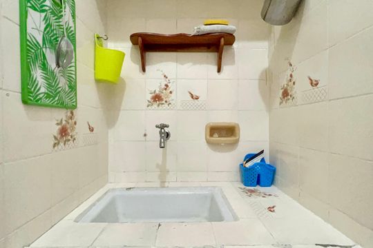 Cozinha de kitnet/studio para alugar com 1 quarto, 44m² em Jardins, São Paulo