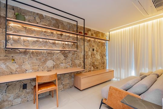 Quarto de apartamento para alugar com 1 quarto, 70m² em Empresarial 18 do Forte, Barueri