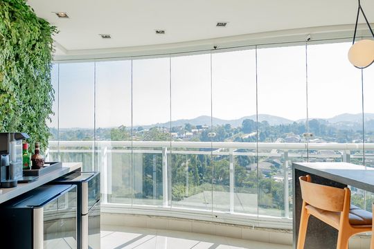 Varanda de apartamento para alugar com 1 quarto, 70m² em Empresarial 18 do Forte, Barueri