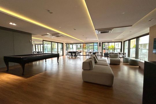 Área comum - Salão de festas de apartamento para alugar com 2 quartos, 64m² em Saco dos Limões, Florianópolis