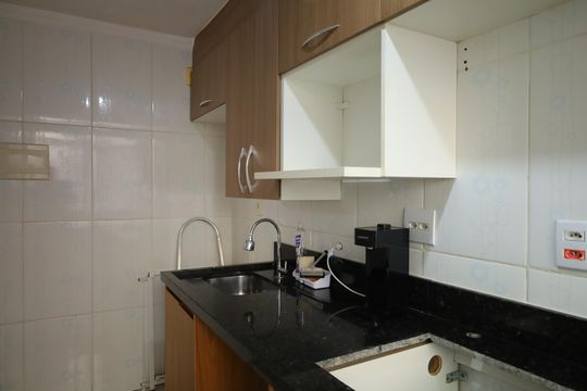 Cozinha de apartamento à venda com 2 quartos, 43m² em Cidade Líder, São Paulo