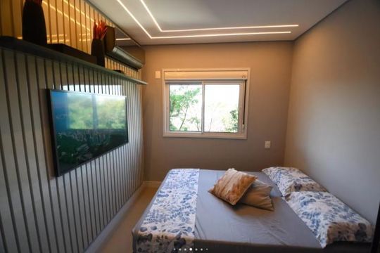 Área externa de casa de condomínio à venda com 2 quartos, 67m² em Taquaral, Campinas