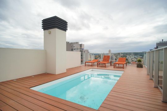 Área comum - Piscina de apartamento à venda com 2 quartos, 88m² em Centro, Novo Hamburgo
