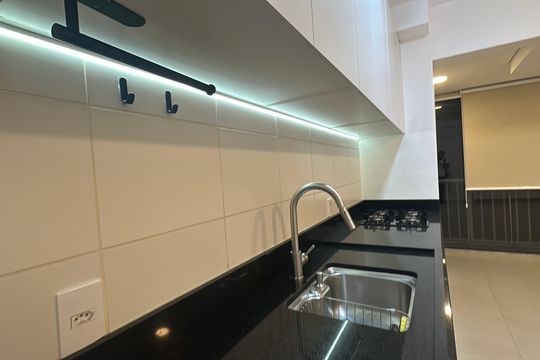 Cozinha de apartamento para alugar com 2 quartos, 48m² em Nova Aldeinha, Barueri
