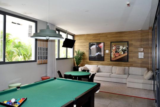 Área comum de kitnet/studio para alugar com 1 quarto, 31m² em Sumarezinho, São Paulo