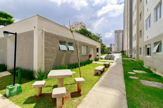 Área comum de apartamento para alugar com 2 quartos, 35m² em Jardim Promissao, São Paulo