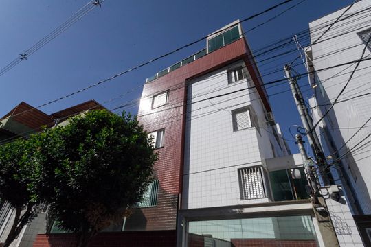 Fachada de apartamento à venda com 4 quartos, 160m² em Caiçaras, Belo Horizonte