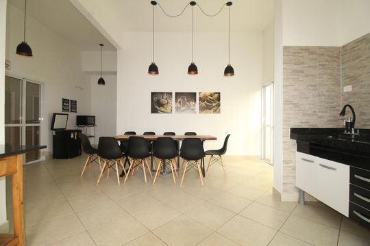Área comum - Churrasqueira de apartamento para alugar com 3 quartos, 83m² em Parque Residencial Aquarius, São José dos Campos