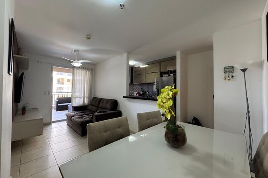 Sala de apartamento para alugar com 2 quartos, 72m² em Taguatinga, Brasília