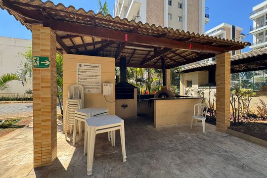 Área comum - Churrasqueira de apartamento para alugar com 2 quartos, 72m² em Taguatinga, Brasília