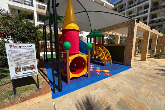 Área comum - Playground de apartamento para alugar com 2 quartos, 72m² em Taguatinga, Brasília