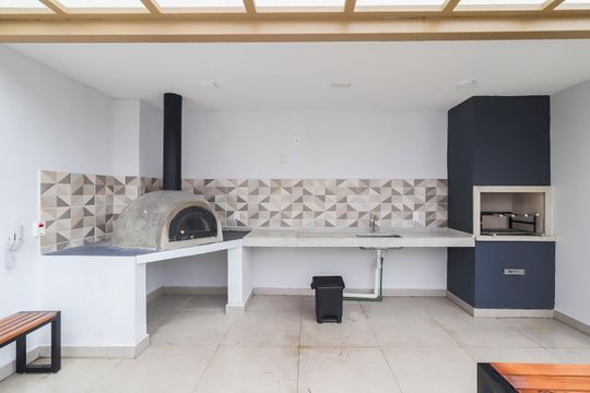 Área comum - Churrasqueira de apartamento para alugar com 2 quartos, 34m² em Vila Brasil, São Paulo