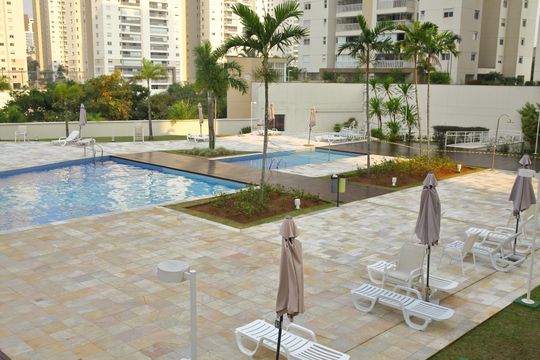 Área comum - Piscina de apartamento para alugar com 3 quartos, 156m² em Baeta Neves, São Bernardo do Campo