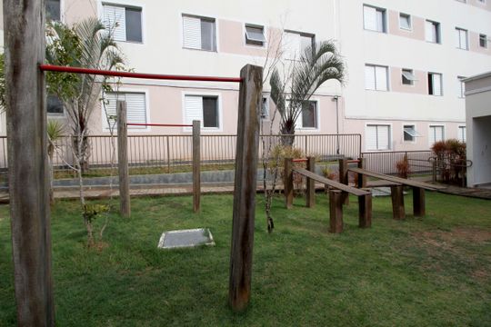 Área comum de apartamento para alugar com 2 quartos, 48m² em Caguaçu, Sorocaba
