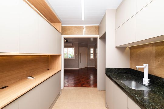 Cozinha de casa para alugar com 2 quartos, 80m² em Neópolis, Gravataí
