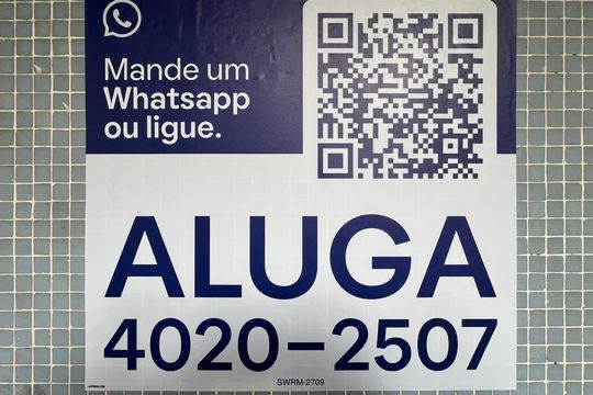 Placa SWRM-2709 de kitnet/studio para alugar com 1 quarto, 37m² em Cerqueira César, São Paulo