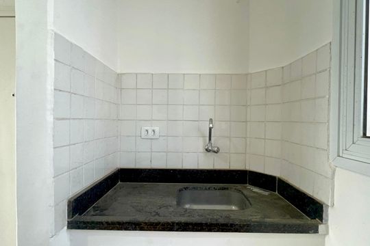 Cozinha de kitnet/studio para alugar com 1 quarto, 37m² em Cerqueira César, São Paulo