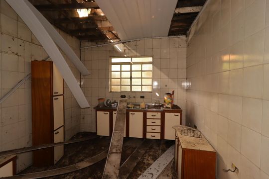 Cozinha de casa para alugar com 2 quartos, 82m² em Parque das Nações, Santo André