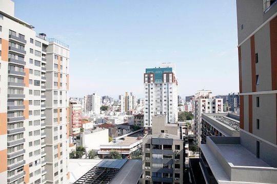 Studio - Quarto Vista de kitnet/studio para alugar com 1 quarto, 24m² em Farroupilha, Porto Alegre