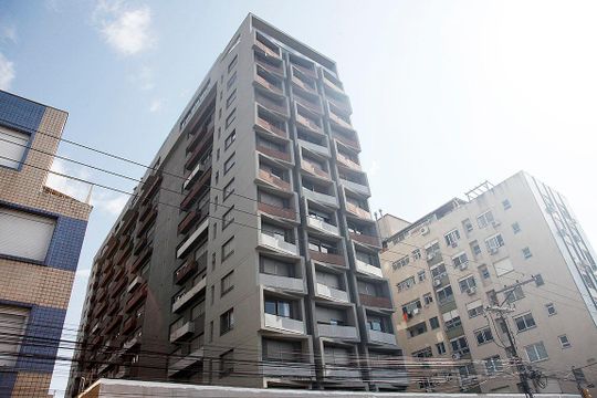 Fachada de kitnet/studio para alugar com 1 quarto, 24m² em Farroupilha, Porto Alegre