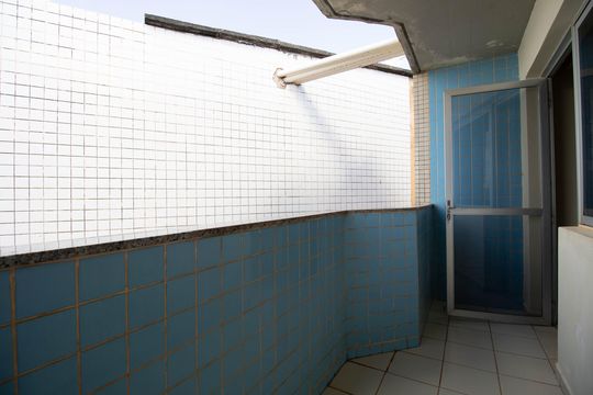 Varanda de kitnet/studio para alugar com 1 quarto, 36m² em Asa Norte, Brasília