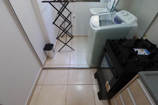Cozinha  de apartamento para alugar com 2 quartos, 52m² em Planalto Verde, Ribeirão Preto